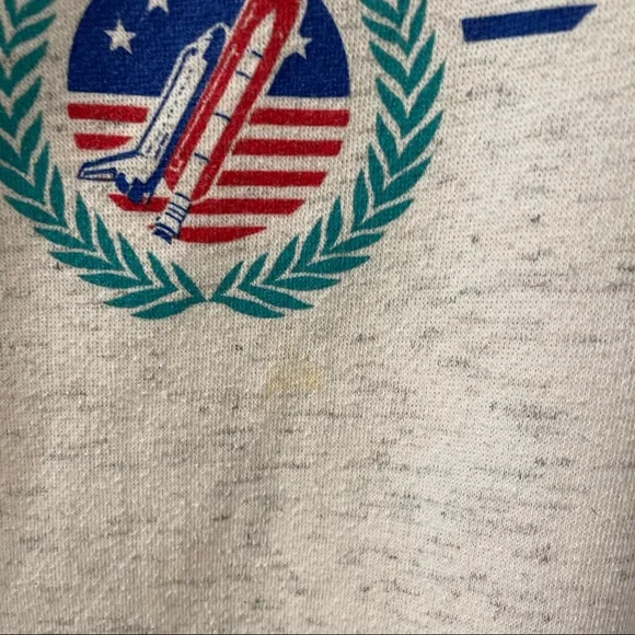 NASA Kennedy space center pullover sweatshirt gray VTG XL - Picture 3 of 7